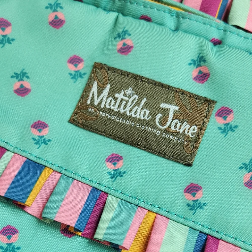 Matilda Jane Floral Backpack | Colorful Ruffle School Bag